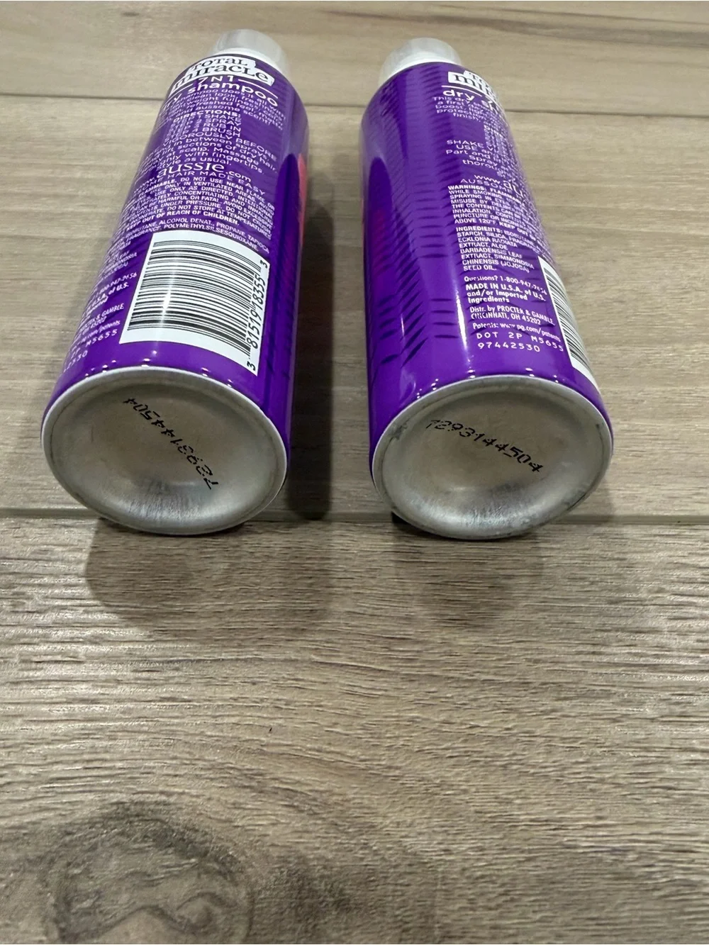 VERY RARE 2X Aussie Total Miracle Dry Shampoo 7-in-1 NEW 4.9 oz DISCONTINUED!